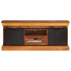 Meuble TV Industriel en Bois Recyclé - 110 cm-Mon Meuble TV-3
