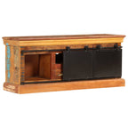 Meuble TV Industriel en Bois Recyclé - 110 cm-Mon Meuble TV-4