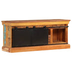 Meuble TV Industriel en Bois Recyclé - 110 cm-Mon Meuble TV-5