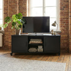 meuble-tv-industriel-en-metal-noir-100-5-cm-decor