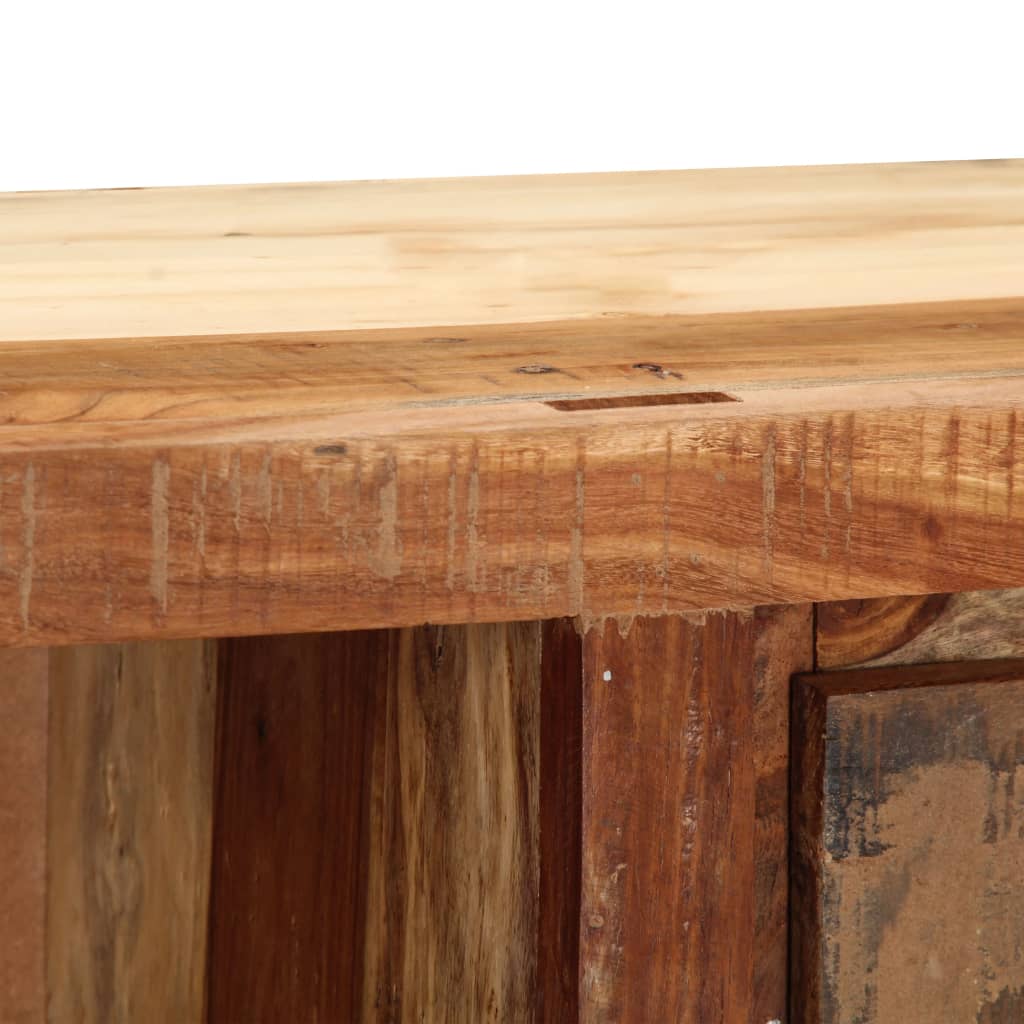 Meuble TV Industriel Fait Maison en Bois de Récupération - 100 cm-Mon Meuble TV-5
