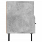 Meuble TV Industriel Gris Effet Béton - 80 cm-Mon Meuble TV-Blanc-1-7