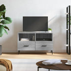 Meuble TV Industriel Gris Effet Béton - 80 cm-Mon Meuble TV-Sonoma gris-1-13