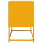 Meuble TV Industriel Jaune en Acier - 68 cm-Mon Meuble TV-Noir-1-7