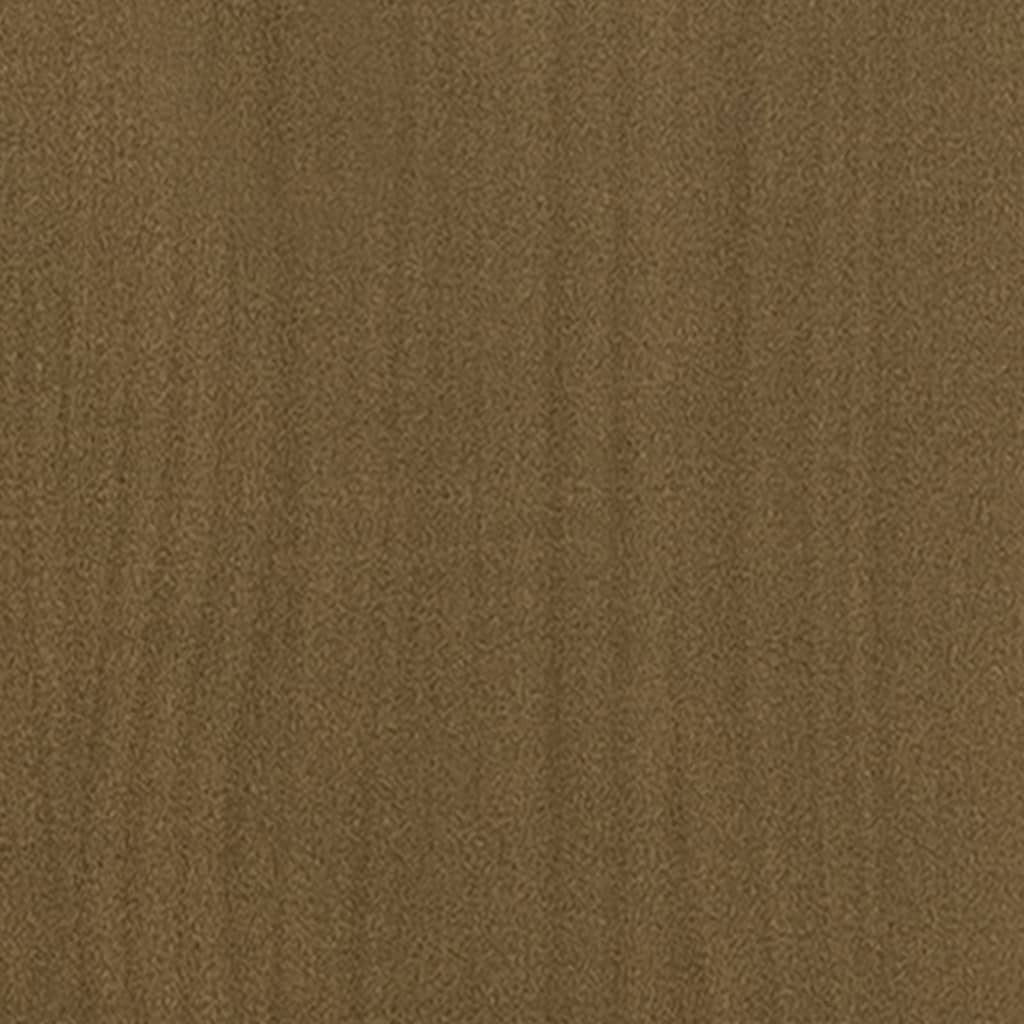 Meuble TV Industriel Marron en Pin Massif - 80 cm-Mon Meuble TV-Marron miel-10