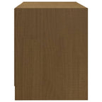 Meuble TV Industriel Marron en Pin Massif - 80 cm-Mon Meuble TV-Marron miel-6