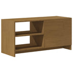 Meuble TV Industriel Marron en Pin Massif - 80 cm-Mon Meuble TV-Marron miel-7