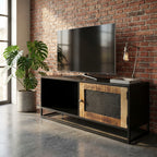 meuble-tv-industriel-noir-en-manguier-90-cm-decor