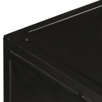 Meuble TV Industriel Noir en Manguier - 90 cm-Mon Meuble TV-4