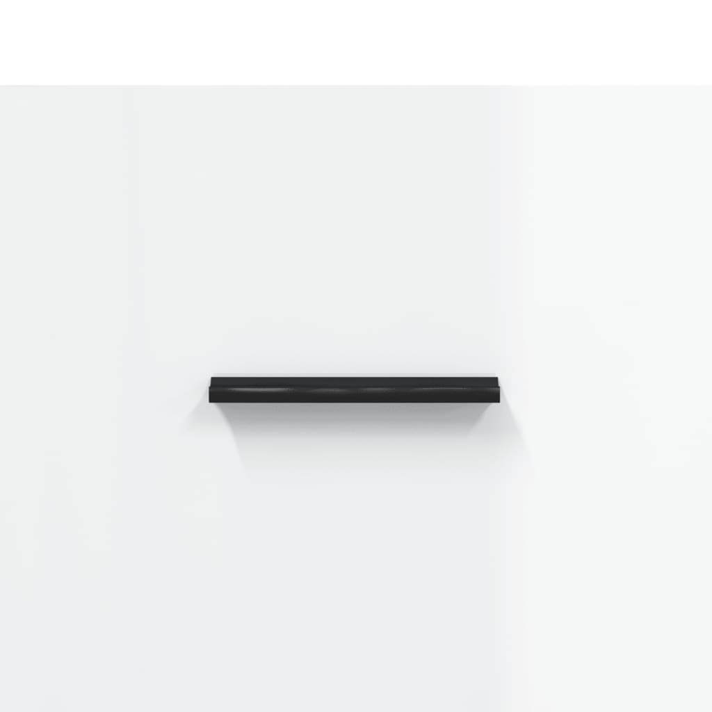 Meuble TV Laqué Blanc Brillant et Métal - 150 cm-Mon Meuble TV-Sonoma gris-1-9