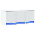 Meuble TV LED Blanc Laqué - 97 cm-Mon Meuble TV-1