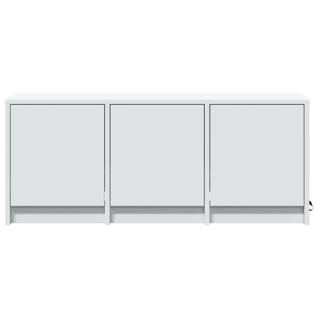 Meuble TV LED Blanc Laqué - 97 cm-Mon Meuble TV-6
