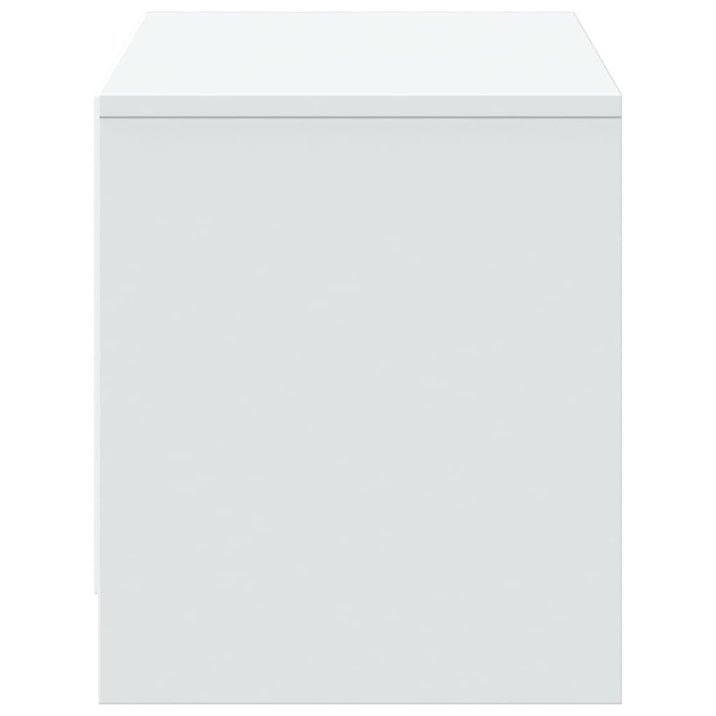 Meuble TV LED Blanc Laqué - 97 cm-Mon Meuble TV-7