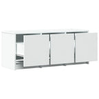 Meuble TV LED Blanc Laqué - 97 cm-Mon Meuble TV-9