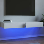 Meuble TV LED Effet Chêne - 60 cm-Mon Meuble TV-Blanc-2-21