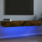 Meuble TV LED Effet Chêne - 60 cm-Mon Meuble TV-Chêne fumé-2-26