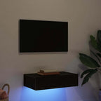 Meuble TV LED Effet Chêne - 60 cm-Mon Meuble TV-Chêne noir-1-13