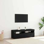 Meuble TV LED en Bois Effet Chêne - 120 cm-Mon Meuble TV-Chêne noir-60 cm-2-14