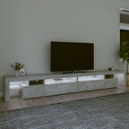 Meuble TV LED Gris Béton - 290 cm-Mon Meuble TV-Gris béton-200 cm-1-3