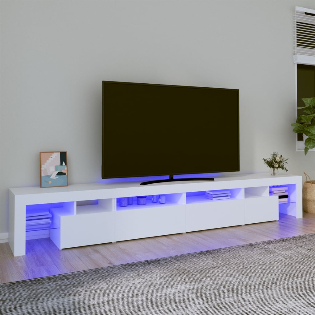 Meuble TV LED Gris Béton - 290 cm-Mon Meuble TV-Gris béton-200 cm-1-36