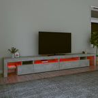 Meuble TV LED Gris Béton - 290 cm-Mon Meuble TV-Gris béton-200 cm-1-5