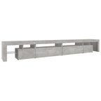 Meuble TV LED Gris Béton - 290 cm-Mon Meuble TV-Gris béton-200 cm-1-7