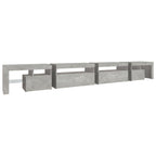 Meuble TV LED Gris Béton - 290 cm-Mon Meuble TV-Gris béton-200 cm-1-8