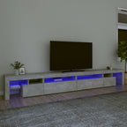 Meuble TV LED Gris Béton - 290 cm-Mon Meuble TV-Gris béton-290 cm-1-2