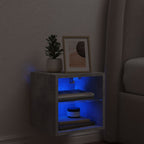 Meuble TV LED Gris Béton - 30 cm-Mon Meuble TV-30 cm-30 cm-1-3