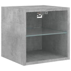 Meuble TV LED Gris Béton - 30 cm-Mon Meuble TV-30 cm-30 cm-1-7