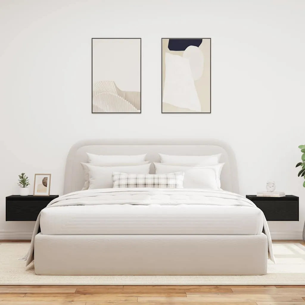 Meuble TV LED Noir Effet Chêne - Lot de 2-Mon Meuble TV-Chêne noir-51 cm-1-6