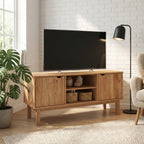 meuble-tv-marron-clair-en-pin-massif-113-5-cm-decor