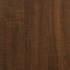 Meuble TV Marron Foncé et Noir - 80 cm-Mon Meuble TV-Chêne marron-11