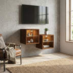 meuble-tv-marron-led-effet-chene-2-pieces-decor