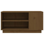 Meuble TV Marron Miel en Pin Massif - 80 cm-Mon Meuble TV-marron miel-1-5