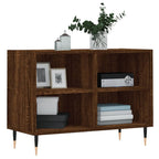 Meuble TV Marron Noyer et Métal - 69,5 cm-Mon Meuble TV-Gris béton-1-3
