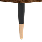 Meuble TV Marron Noyer et Métal - 69,5 cm-Mon Meuble TV-Gris béton-1-7