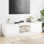 Meuble TV Marron Vintage en Pin Massif - 140 cm-Mon Meuble TV-Blanc-1-13