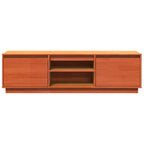 Meuble TV Marron Vintage en Pin Massif - 140 cm-Mon Meuble TV-Noir-1-6