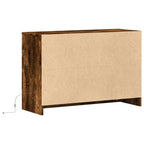 Meuble TV Moderne avec LED Effet Chêne Fumé - 91 cm-Mon Meuble TV-Chêne sonoma-1-8