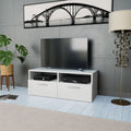 Meuble TV Moderne Blanc Mat - 95 cm-Mon Meuble TV-Blanc-1-1