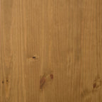 Meuble TV Moderne Bois et Noir en Pin Massif - 110 cm-Mon Meuble TV-9
