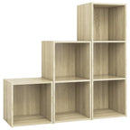 Meuble TV Moderne Design Effet Chêne Sonoma - 3 Pièces-Mon Meuble TV-Chêne sonoma-1
