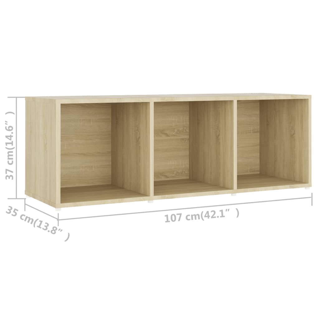Meuble TV Moderne Design Effet Chêne Sonoma - 3 Pièces-Mon Meuble TV-Chêne sonoma-10