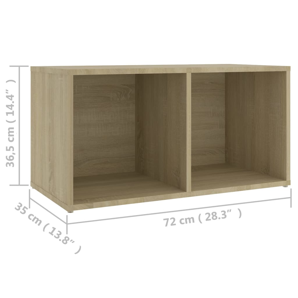 Meuble TV Moderne Design Effet Chêne Sonoma - 3 Pièces-Mon Meuble TV-Chêne sonoma-11