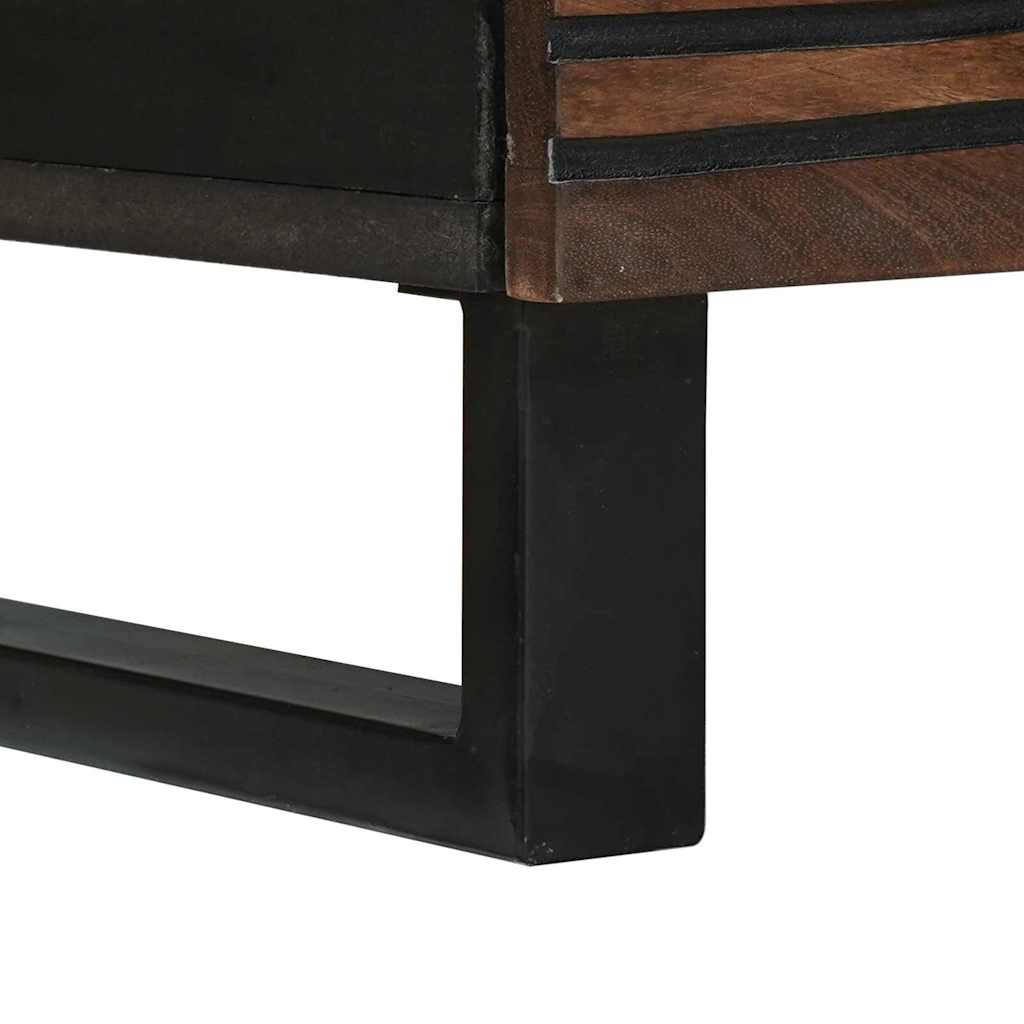 Meuble TV Moderne Effet Bois Noyer - 80 cm-Mon Meuble TV-Noyer-7