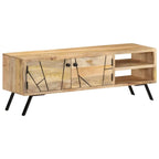 Meuble TV Moderne en Bois de Manguier - 110 cm-Mon Meuble TV-1