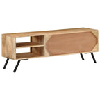 Meuble TV Moderne en Bois de Manguier - 110 cm-Mon Meuble TV-3