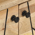 Meuble TV Moderne en Bois de Manguier - 110 cm-Mon Meuble TV-8
