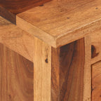 Meuble TV Moderne Marron en Bois Massif - 110 cm-Mon Meuble TV-3